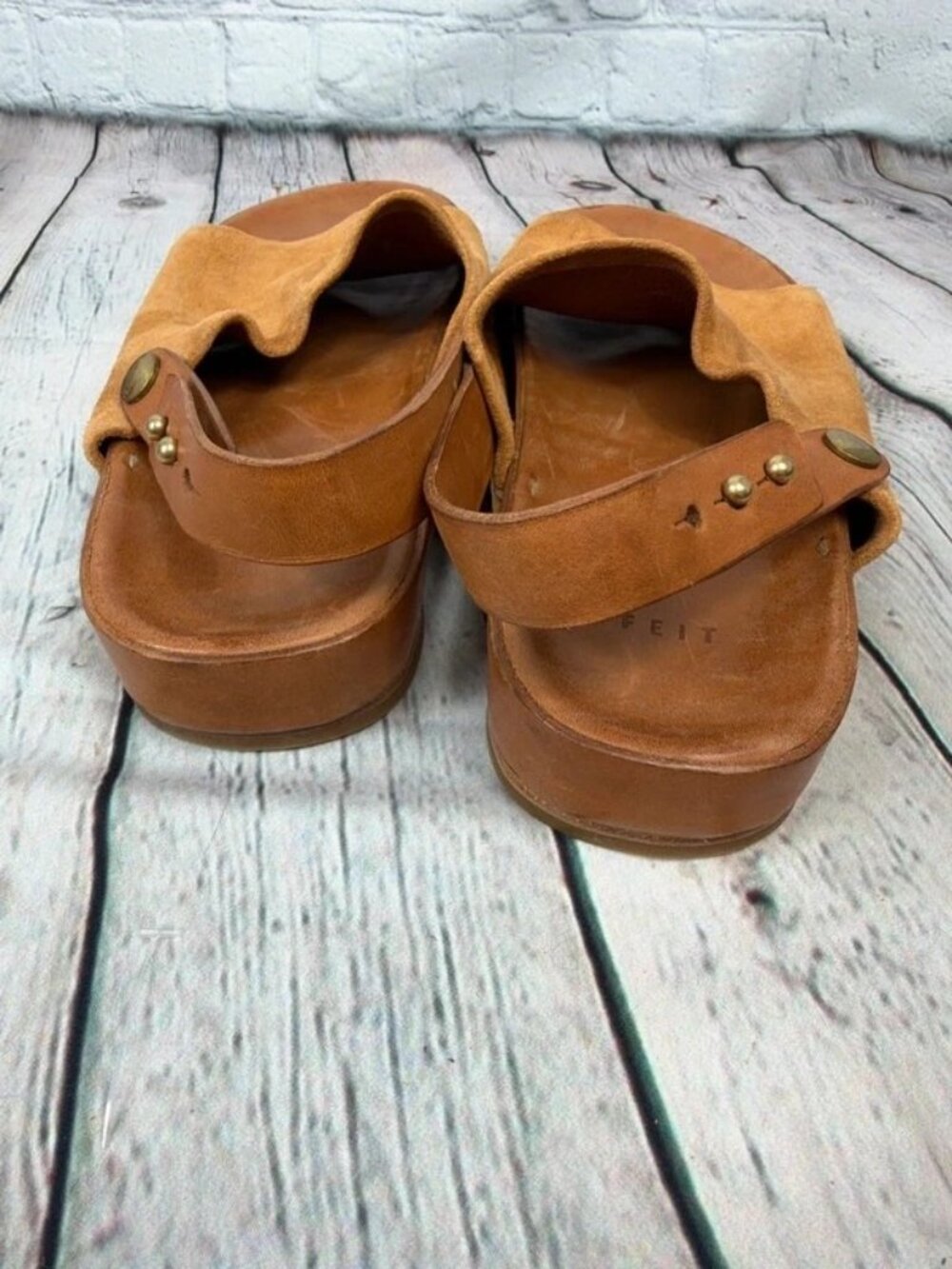 Feit One Strap Sandal size large size EU 40 women US 10 - Picture 4 of 9